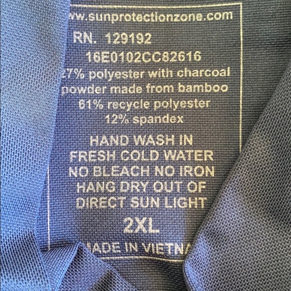 ACTIVSKINZ UPF50 Unisex Blue Swim Rash Guard - Picture 9 of 9